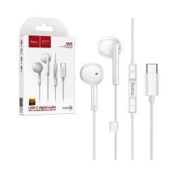 Hoco Digital Wired Earphones M95 with Microphone Type-C White Hoco Digital Wired Earphones M95 with Microphone Type-C White